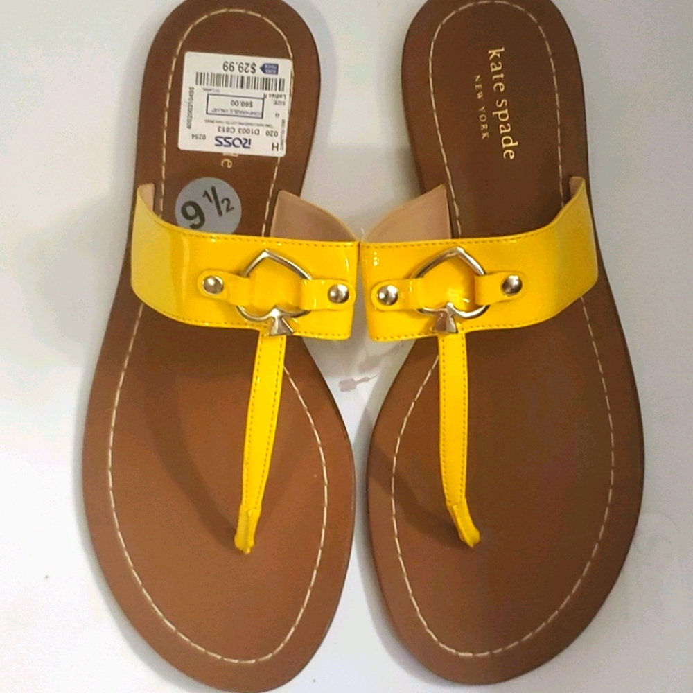 Yellow sandals